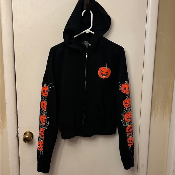 Social Collision Halloween Hooded Sweatshirt Large - Picture 2 of 7